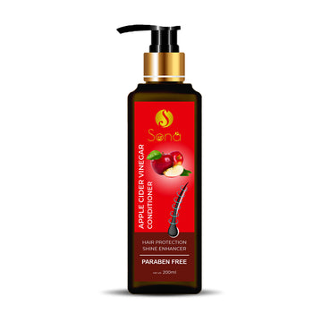 Sona Apple Cider Vinegar Conditioner with Apple Cider Vinegar, Vitamin E and Paraben Free -200 ml (Pack of 1)